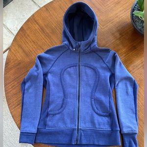 Excellent condition - Lululemon Scuba Hoodie Navy Blue